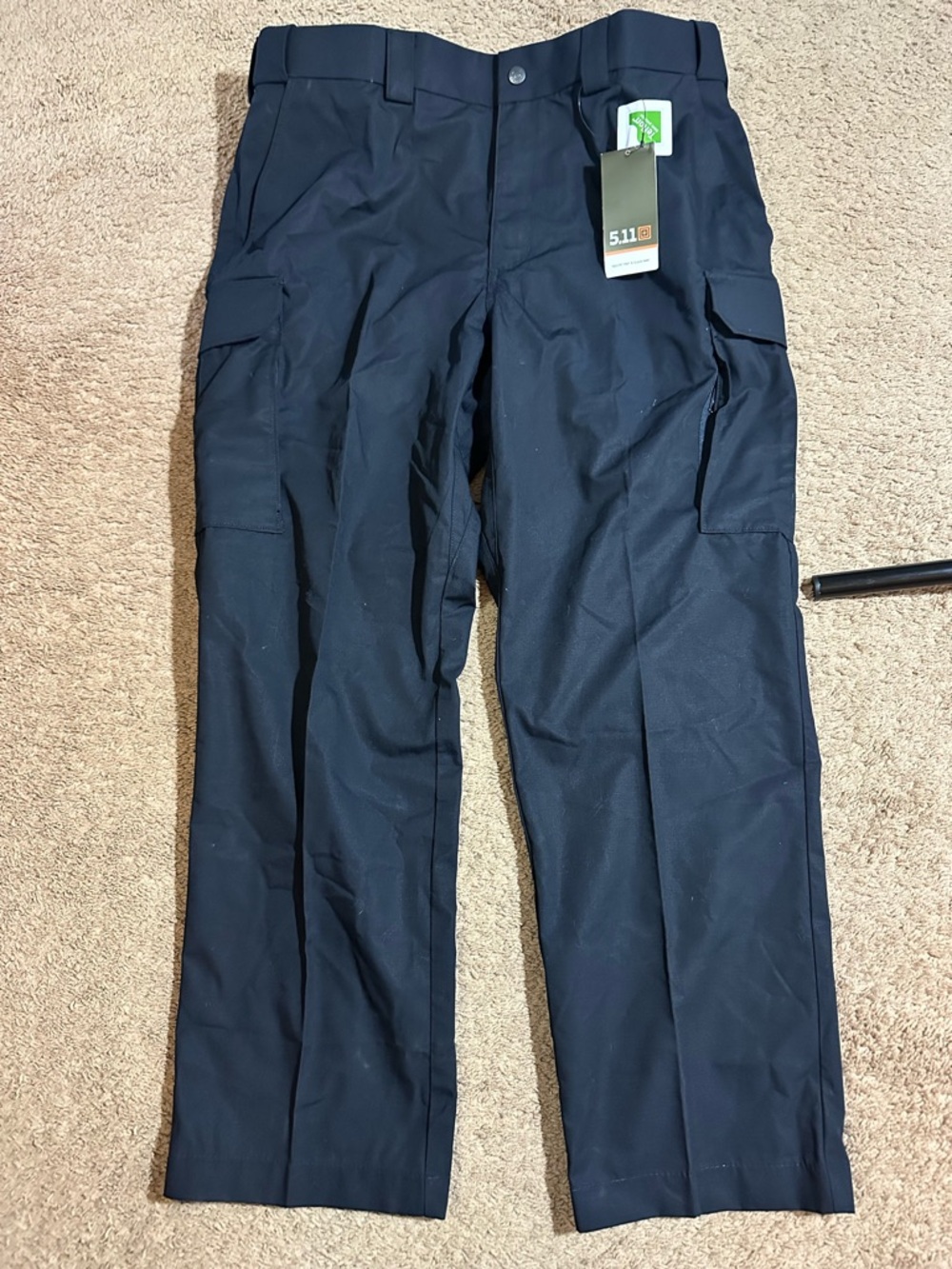 5.11 Tactical B-Class PDU Taclite Ripstop Pant Unhemmed Navy Size 40 NWT
